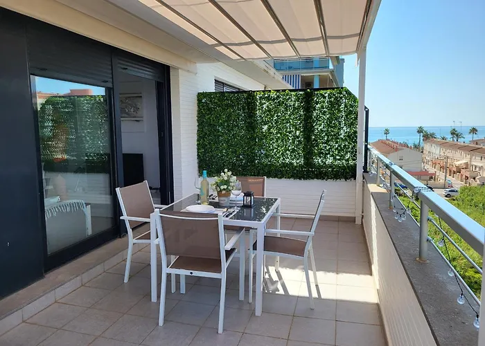 Atico Aqua Peniscola, 1ª Linea De Playa, Parking Y Piscina